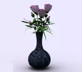 Small Potted Plant 3d model