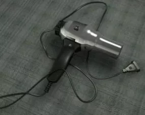 Metal Hair Dryer 3d model