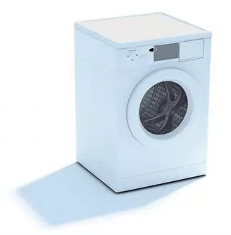 Medium Size Front Loading Washing Machine 3d model