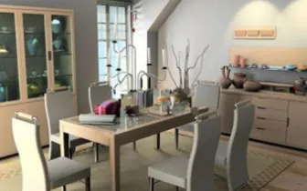 Small Fresh Restaurant Interior Scene 3d model Small Fresh Restaurant Interior Scene 3d model