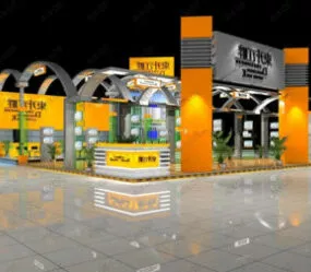 Scene Shop Exhibition Interior Scene 3d model