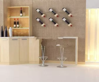 Elegant Wooden Bar Interior Scene 3d model Elegant Wooden Bar Interior Scene 3d model