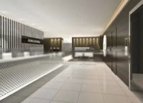 Business Office Interior Scene 3d model
