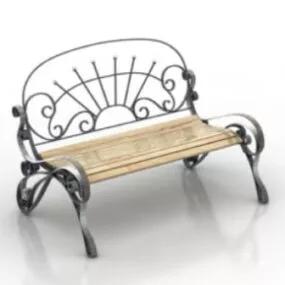 Continental Seat Outdoor 3d model