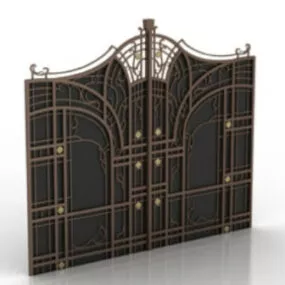 Deluxe Continental Door 3d model