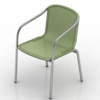 Green Chair 3d model Green Chair 3d model