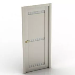 Housing White Door 3d model