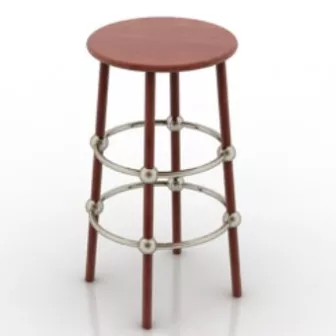 Bar High Chair 3d model Bar High Chair 3d model