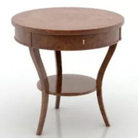 Elegant Round Chair 3d model
