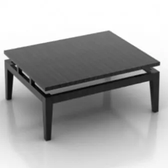 Black Tea Coffee Table 3d model Black Tea Coffee Table 3d model