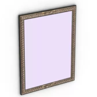 Decoration Border Mirror 3d model Decoration Border Mirror 3d model