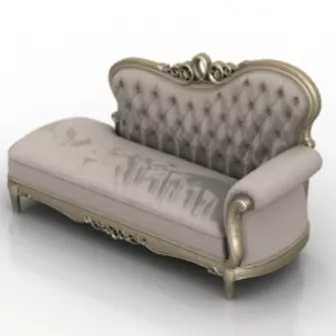 Vintage Luxury Sofa 3d model Vintage Luxury Sofa 3d model