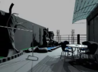 Roof Garden Design 3d model Roof Garden Design 3d model