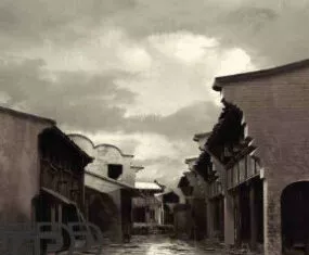 China Town Ancient Building  Free 3d model
