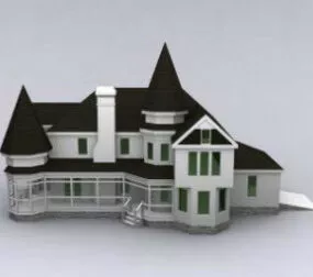 Modern Luxury Villa 3d model