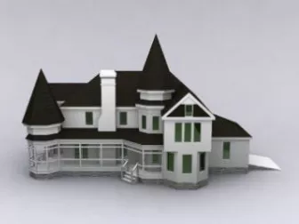 Modern Luxury Villa 3d model Modern Luxury Villa 3d model