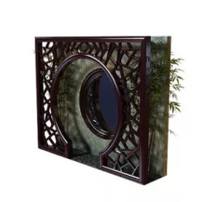 Green Arch Outdoor Landscape 3d model