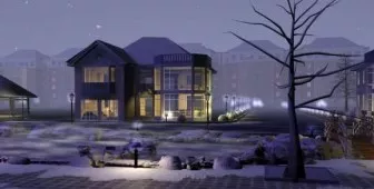 Frost Modern Architecture Villa 3d model Frost Modern Architecture Villa 3d model