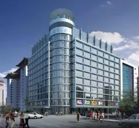 Department Store Building  Exterior Scene 3d model
