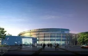 Circular Center Building 3d model