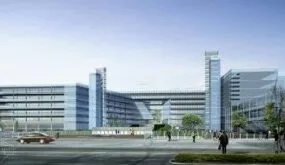 Commerce Building  Exterior Scene 3d model