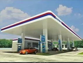 Oil Gas Station 3d model