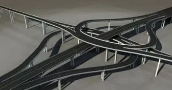 Bridge Building Module 3d model