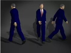 Office Man 3d model