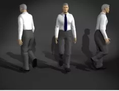Office Business Man  Character Model 3d model