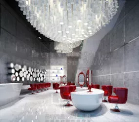 Commercial Space Design 3d model