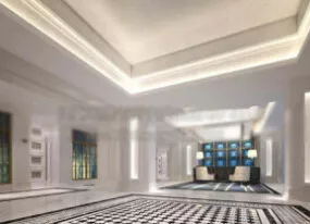 Interior Corporate Office Space 3d model