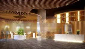 Interior Scene Office Lobby 3d model