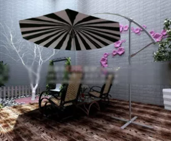 Small Balcony Space 3d model Small Balcony Space 3d model