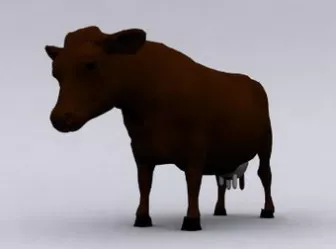 Cow 3d model Cow 3d model