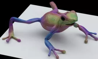 Frog Kid Toy 3d model
