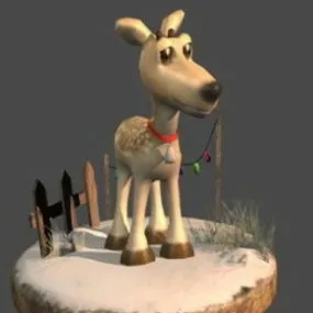 C4d Reindeer 3d model