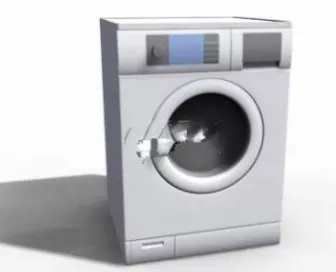 Of Drum Type Washing Machine 3d model Of Drum Type Washing Machine 3d model