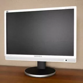 Lcd Tv Flat Monitor 3d model