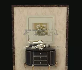 Tv Backdrop 3d model