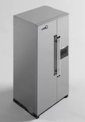 Big Refrigerator 3d model Big Refrigerator 3d model
