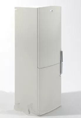 Grey Refrigerator One Door 3d model
