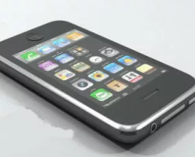 Iphone Mobile Phone 3d model
