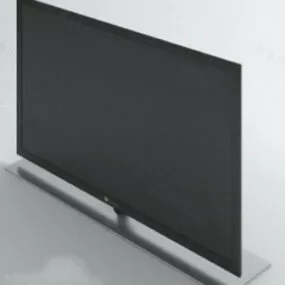Black Lcd Monitor 3d model