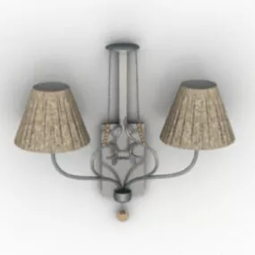 Retro Wall Lamp 3d model