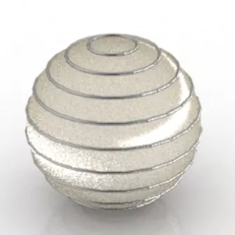 Shiny Round Lamp 3d model Shiny Round Lamp 3d model