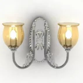 Palace Warm Chandelier 3d model