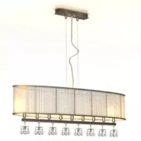 European Luxury Style Chandelier 3d model