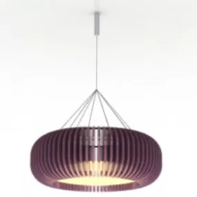 Modern Round Chandelier Lamp 3d model