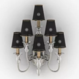 Luxury Hotel Wall Lamp 3d model Luxury Hotel Wall Lamp 3d model