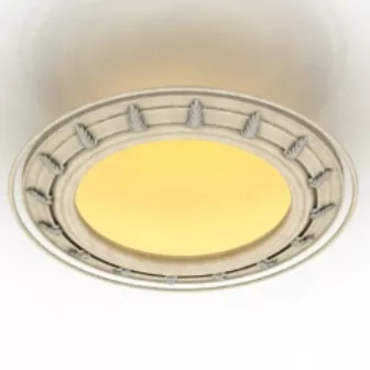 Round Ceiling Lamp 3d model Round Ceiling Lamp 3d model
